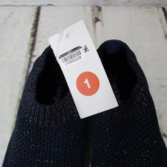 Cat & Jack Slip On Sweater Sneakers - Picture 7 of 7